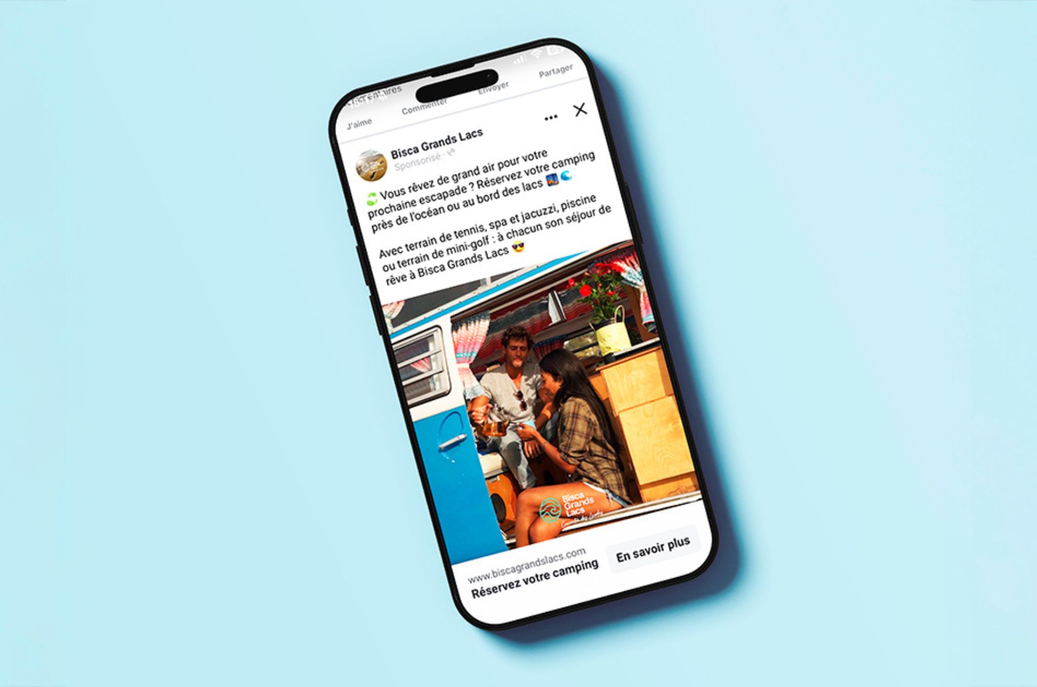 L'office de tourisme de Bisca Grands Lacs qui intègre le retargeting à son plan de communication