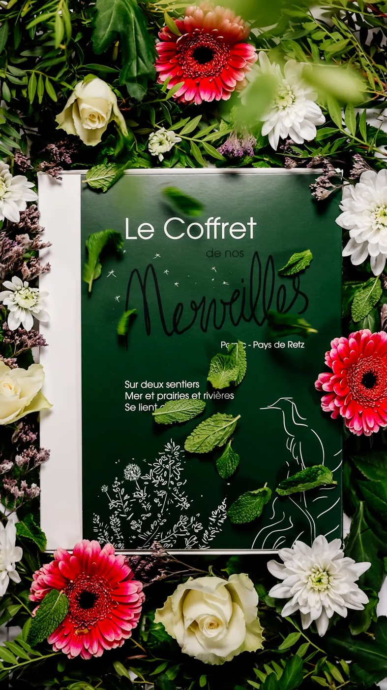 Coffret fleuri, visuel Instagram Pornic